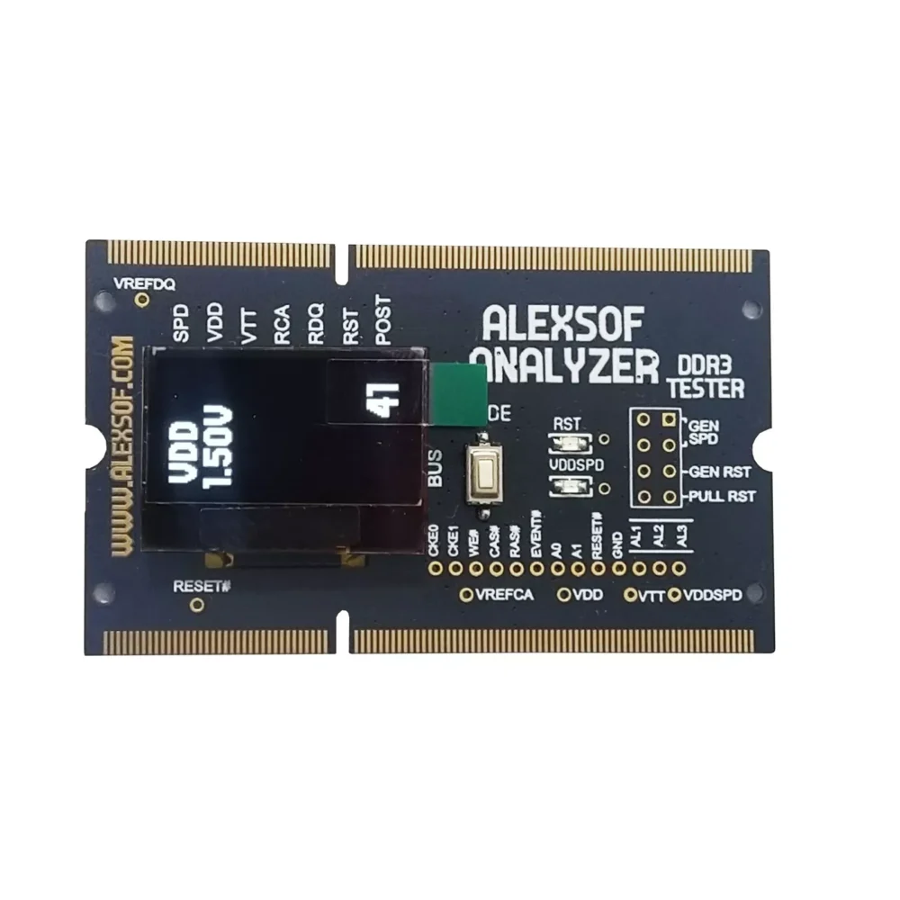 DDR 3 LAPTOP RAM VOLTAGE TESTER measuring voltages,POST codes activities - Image 3