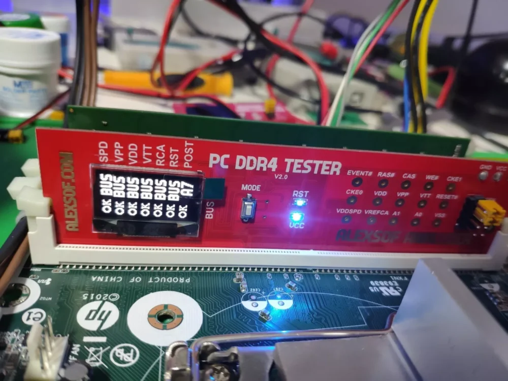 DDR4 DESKTOP RAM VOLTAGE TESTER measuring voltages,POST codes activities,analyz - Image 7