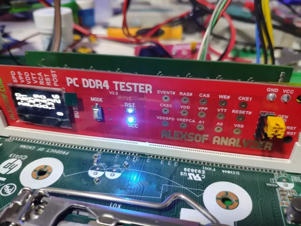 DDR4+DDR3 LAPTOP and DESKTOP RAM VOLTAGE TESTER POST codes activities - Image 4